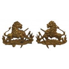 Pair of Rhodesia British South African Police Collar Badges