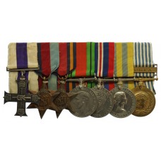 WW2 Burma Military Cross (Immediate) Medal Group of Seven - Major G.E. Hudson, Royal Fusiliers (attd. 1st Punjab Regiment)