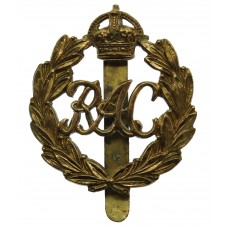 Royal Armoured Corps (R.A.C.) Cap Badge - King's Crown (1st Pattern)