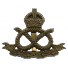 South Staffordshire Regiment WW2 Plastic Economy Cap Badge