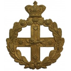 Victorian New South Wales Defence Force (Australia) Helmet Plate