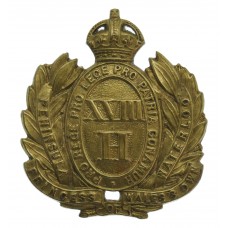 18th Hussars (Princess of Wales's Own) Cap Badge (c.1905-1910)