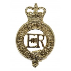 EIIR Household Cavalry Anodised (Staybrite) Cap Badge