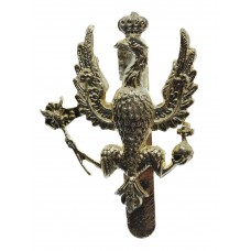 14/20th Hussars Anodised (Staybrite) Cap Badge