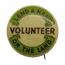 WW2 Lend a Hand on the Land Volunteer Home Front Badge