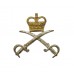 Royal Army Physical Training Corps (R.A.P.T.C.) Officer's Silvered & Gilt Collar Badge - Queen's Crown