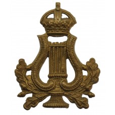 British Army Bandmaster's Musician Brass Arm Badge - King's Crown