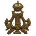 British Army Bandmaster's Musician Brass Arm Badge - King's Crown