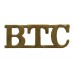 Bank Top Cadets (B.T.C.) Shoulder Title