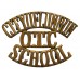 City of London School O.T.C. (CITY OF LONDON/O.T.C./SCHOOL) Shoulder Title