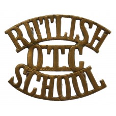 Rutlish School O.T.C. (RUTLISH/O.T.C./SCHOOL) Shoulder Title