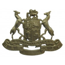 South African Railways Police White Metal Cap Badge