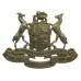 South African Railways Police White Metal Cap Badge