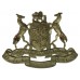 South African Railways Police White Metal Cap Badge