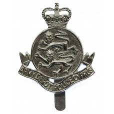 Army Depot Police Cyprus Anodised (Staybrite) Cap Badge - Queen's