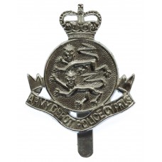 Army Depot Police Cyprus Anodised (Staybrite) Cap Badge - Queen's Crown