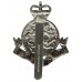 Army Depot Police Cyprus Anodised (Staybrite) Cap Badge - Queen's Crown
