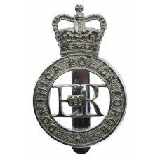 Dominica Police Force Cap Badge - Queen's Crown