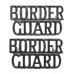 Pair of Ghana Border Guard (BORDER/GUARD) Shoulder Titles
