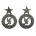 Pair of Ghana Police Collar Badges