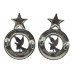 Pair of Ghana Police Collar Badges