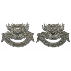 Pair of Newport Borough Police Collar Badges