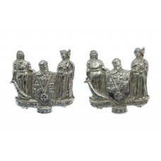 Pair of Southend-on-Sea Constabulary Collar Badges