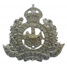 East Suffolk Police Chrome Cap Badge - King's Crown