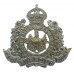 East Suffolk Police Chrome Cap Badge - King's Crown