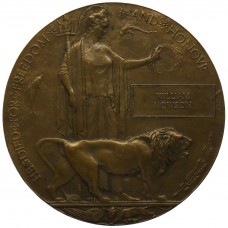 WW1 Memorial Plaque (Death Penny) - William Howson