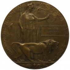 WW1 Memorial Plaque (Death Penny) - William Howson