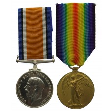 WW1 British War & Victory Medal Pair - L.Cpl. W. Titterington, South Lancashire Regiment - Died of Wounds, 14/8/17