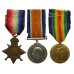 WW1Relief of Kut Casualty 1914-15 Star Medal Trio - Pte. B. Davies, 6th Bn. South Lancashire Regiment - Died of Wounds, 19/4/16