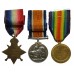 WW1Relief of Kut Casualty 1914-15 Star Medal Trio - Pte. B. Davies, 6th Bn. South Lancashire Regiment - Died of Wounds, 19/4/16
