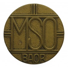 Mixed Services Organisation (MSO) British Army of the Rhine (BAOR) Cap Badge