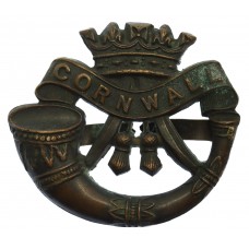 Duke of Cornwall's Light Infantry Officer's Service Dress Cap Badge