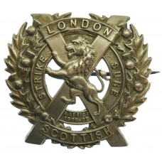 14th County of London Bn. (London Scottish) London Regiment Cap Badge