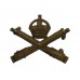 Machine Gun Corps (M.G.C.) Officer's Service Dress Collar Badge - King's Crown