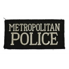 Metropolitan Police Cloth Patch Badge (Black)