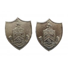 Pair of Burnley Borough Police Chrome Collar Badges