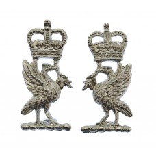 Pair of Liverpool City Police Collar Badges - Queen's Crown