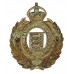 Lancashire Constabulary Small Wreath Helmet Plate - King's Crown