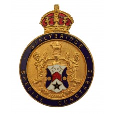 Stalybridge Special Constabulary Enamelled Lapel Badge - King's Crown