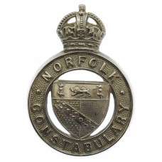 Norfolk Constabulary Cap Badge - King's Crown