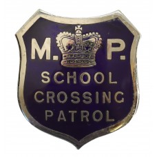 Metropolitan Police School Crossing Patrol Enamelled Cap Badge