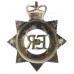 Metropolitan Police Senior Officer's Enamelled Cap Badge - Queen's crown