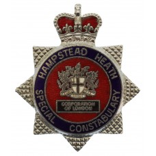 Hampstead Heath Special Constabulary Enamelled Cap Badge - Queen's Crown