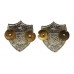 Pair of Burnley Borough Police Chrome Collar Badges