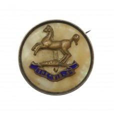 The King's (Liverpool) Regiment Mother of Pearl & Silver Rim 