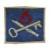 6th Infantry Brigade Silk Embroidered Formation Sign